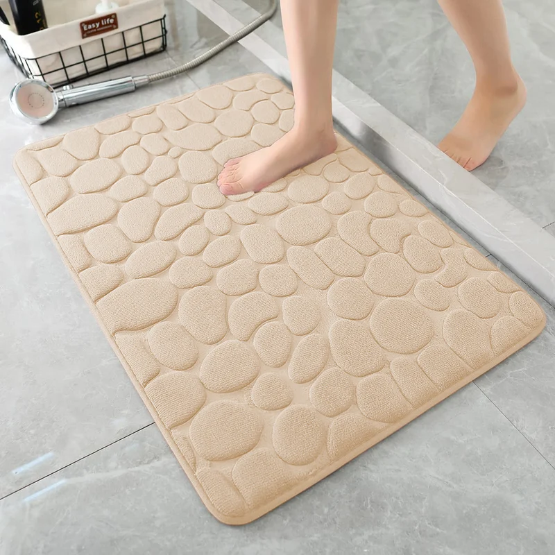 Plüsch tropisches Blatt Badmatte für Badezimmer