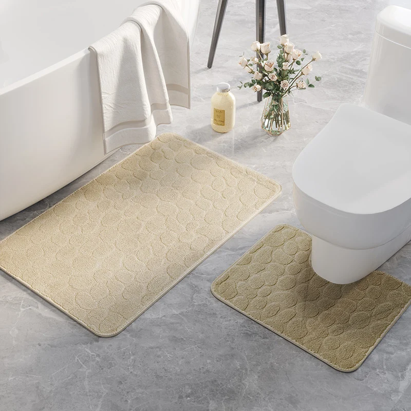 Plüsch Badezimmer Komfort Matte Set für Zuhause
