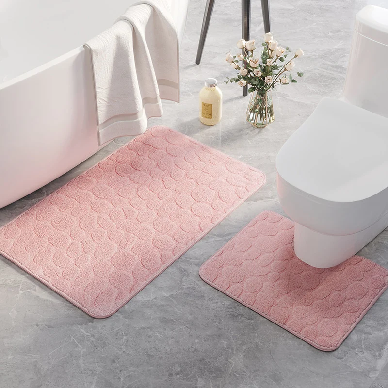 Plüsch Badezimmer Komfort Matte Set für Zuhause