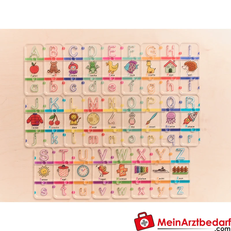 KuWiH LichtZauber Buchstaben-Puzzle Lernspielzeug ab 3 Jahren für Schreiben lernen mit Licht-Tablet