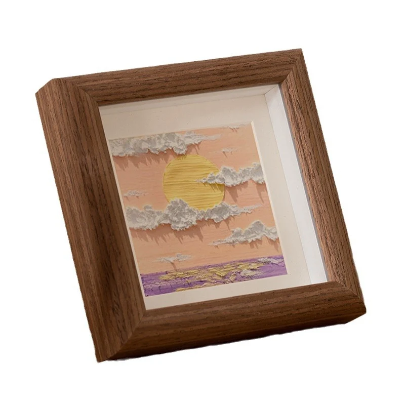 Künstlerisches Landschaftsbild gerahmt