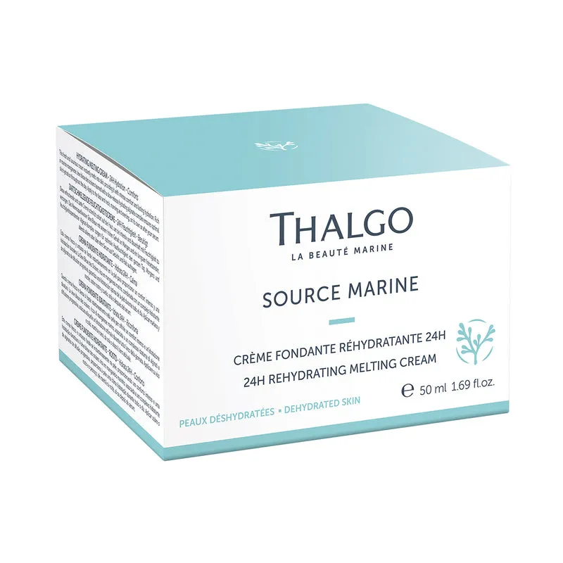 THALGO Source Marine - Crème Fondante Réhydratante 24h - Zartschmelzende Feuchtigkeitscreme 50 ml