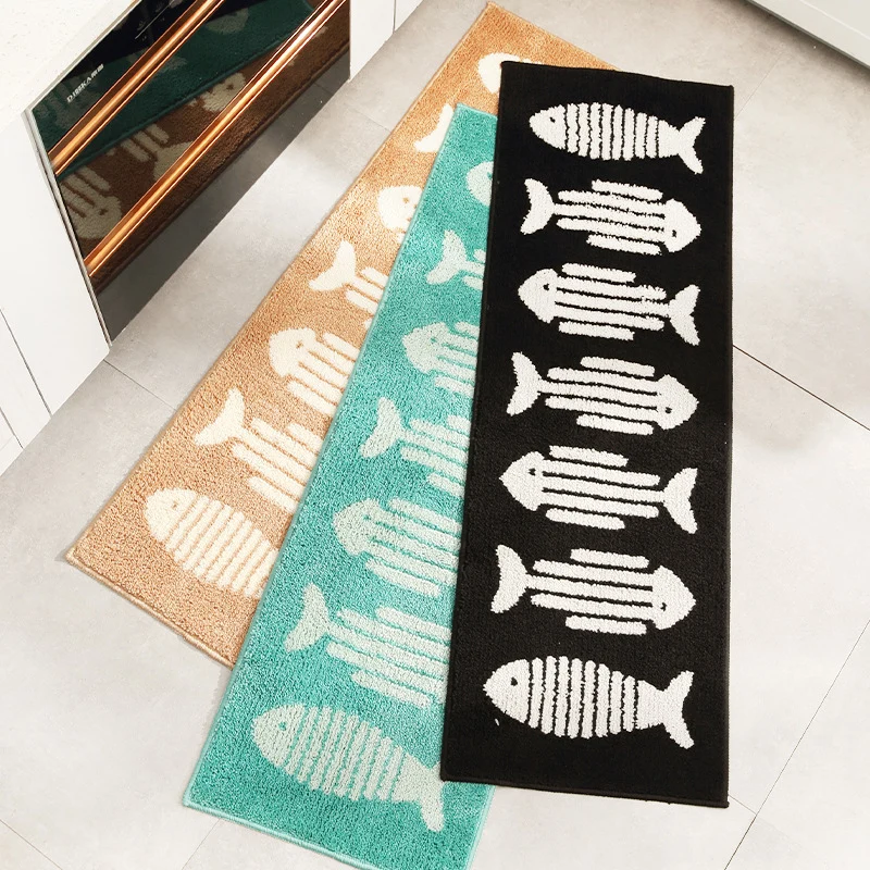 Nautisch inspiriertes Küchenläufer-Matte für Zuhause