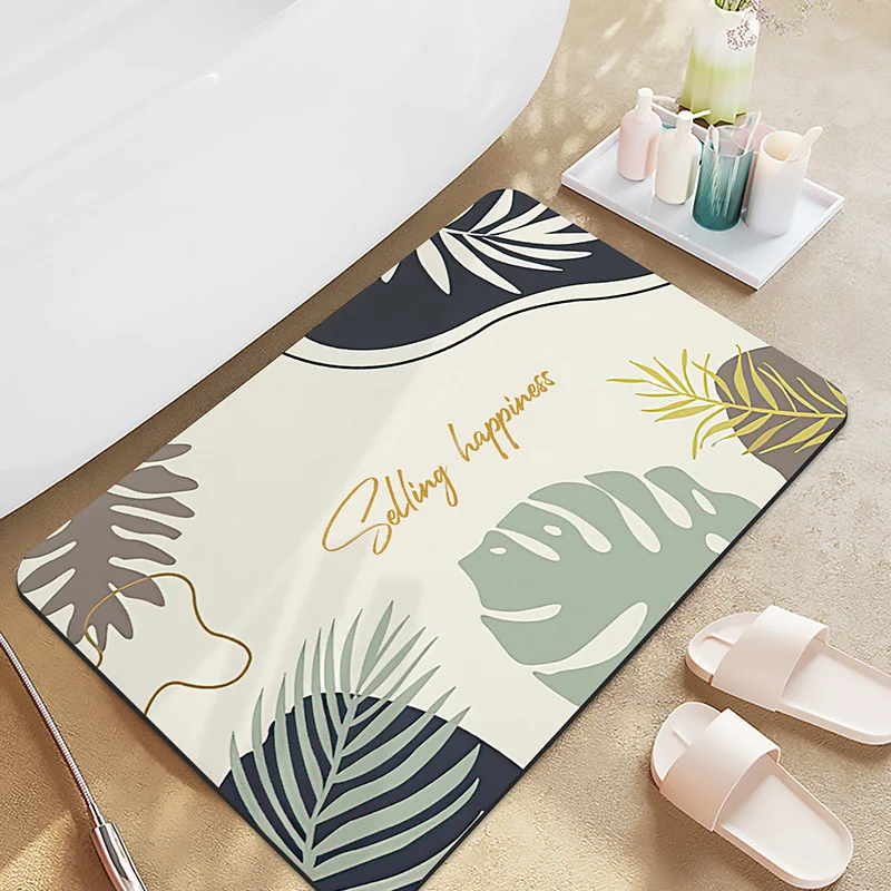 Motivationsanzeige Badmatte für Badezimmer