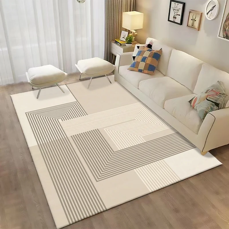 Moderner geometrischer Teppich für Zuhause
