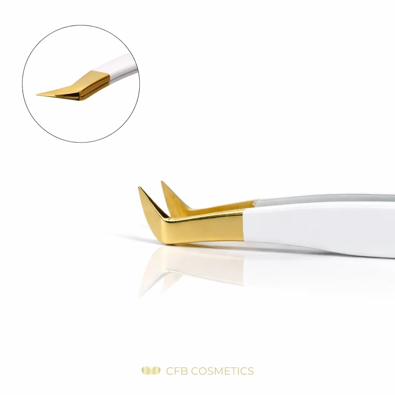 Luxury Pinzette Bestseller No 8 für Wimpernverlängerung CFB Cosmetics®
