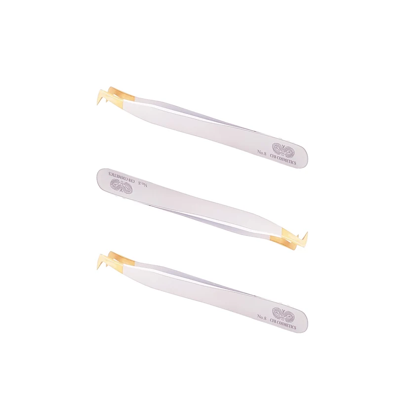 Luxury Pinzette Bestseller No 8 für Wimpernverlängerung CFB Cosmetics®