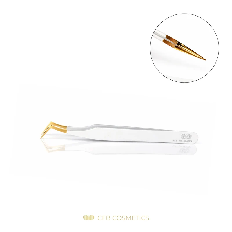 Luxury Pinzette No 5 75° 10 mm für Volumentechnik CFB Cosmetics®