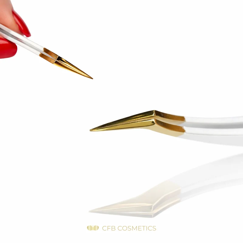 Luxury Pinzette No 5 75° 10 mm für Volumentechnik CFB Cosmetics®