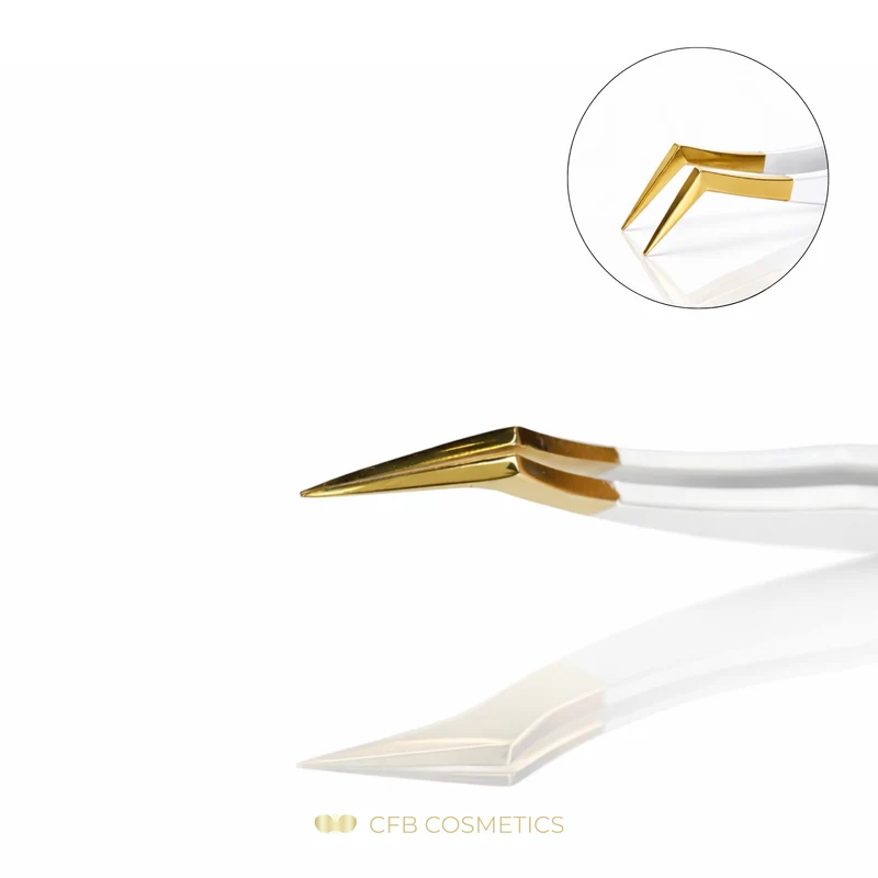 Luxury Pinzette No 5 75° 10 mm für Volumentechnik CFB Cosmetics®
