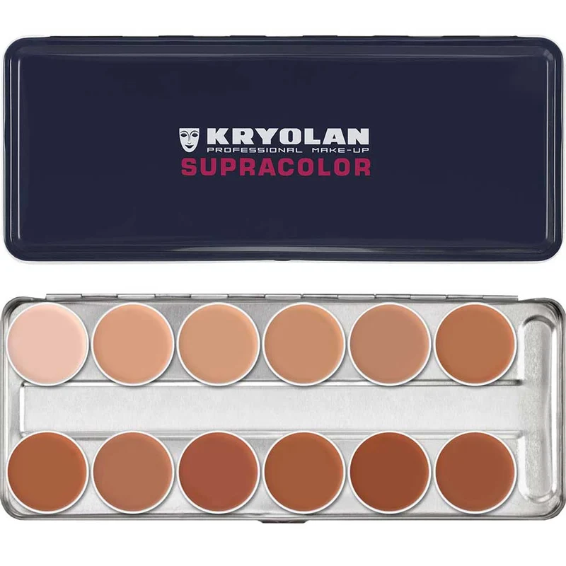 Kryolan Supracolor Palette 12 Farben