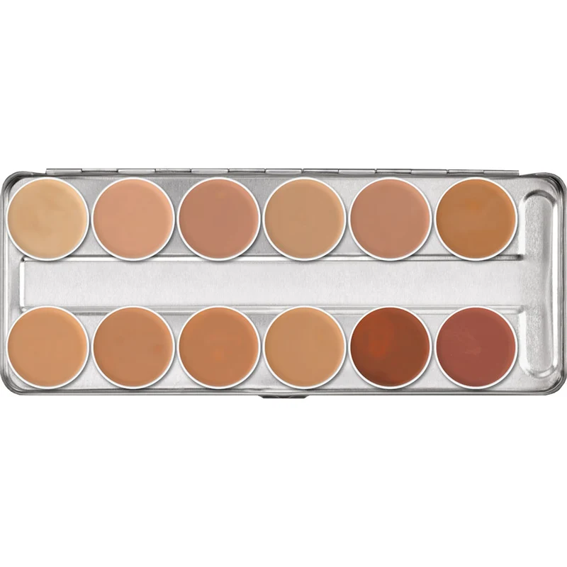 Kryolan Supracolor Palette 12 Farben