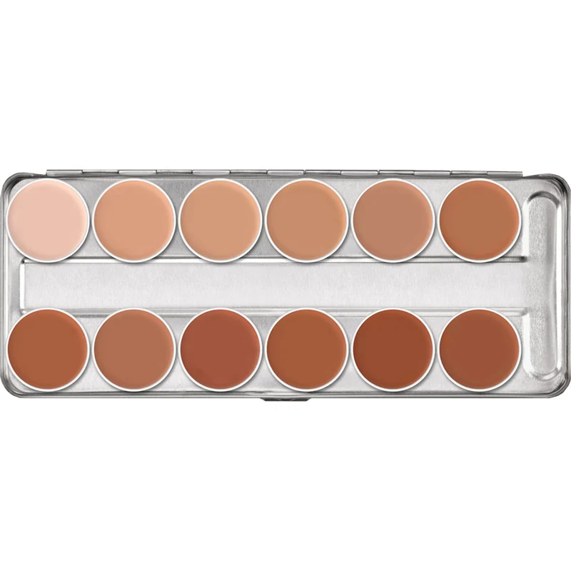 Kryolan Supracolor Palette 12 Farben
