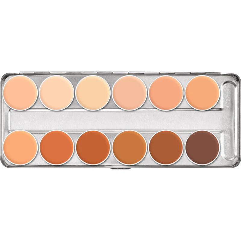 Kryolan Supracolor Palette 12 Farben