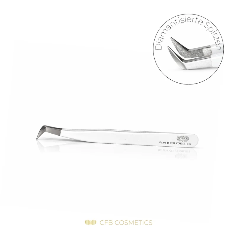 Luxury Diamant Pinzette No. 8 für Volumentechnik CFB Cosmetics®