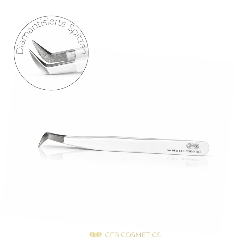 Luxury Diamant Pinzette No. 8 für Volumentechnik CFB Cosmetics®