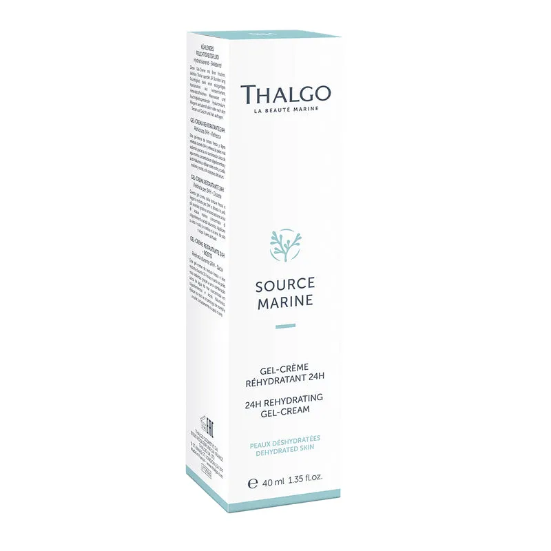 THALGO Source Marine - Gel-Créme Réhydratant 24h - Kühlendes Feuchtigkeitsfluid 40ml