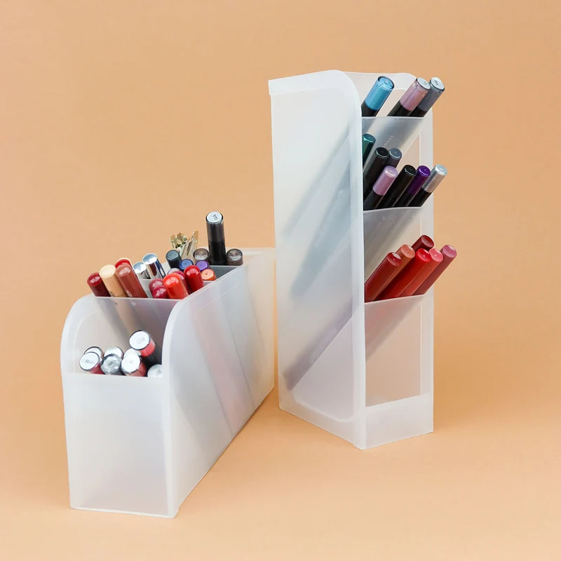Pinsel- und Stiftehalter, transparent
