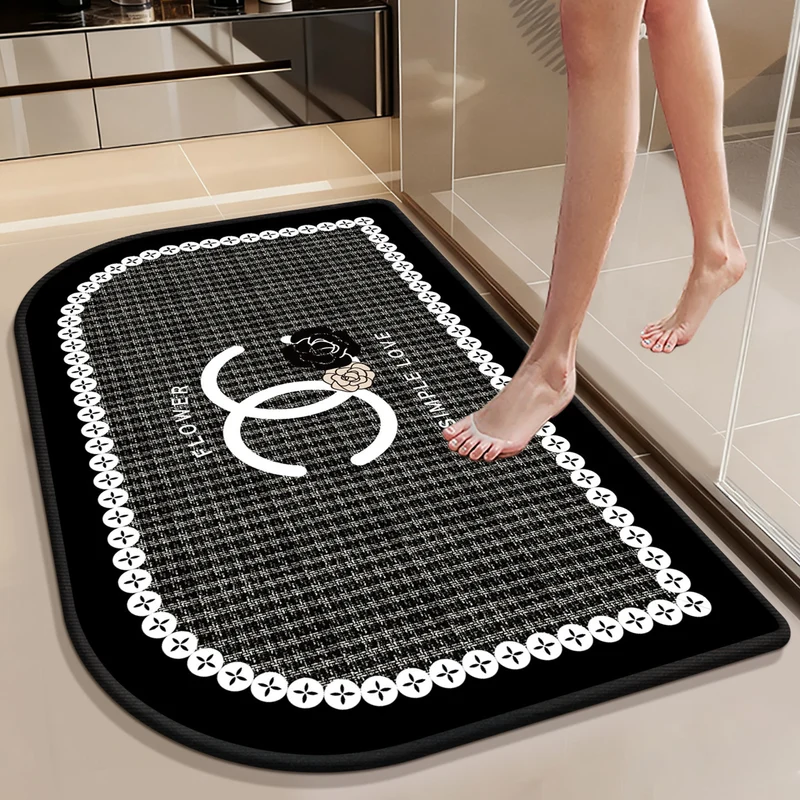 Stylische abstrakte Design-Badematte