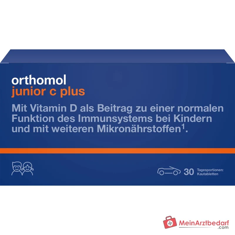 Orthomol Junior C plus Kautabletten Mandarine-Orange, 30 St.