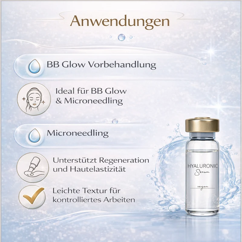 Hyaluron Serum 10 ml für BB Glow und Microneedling CFB Cosmetics®