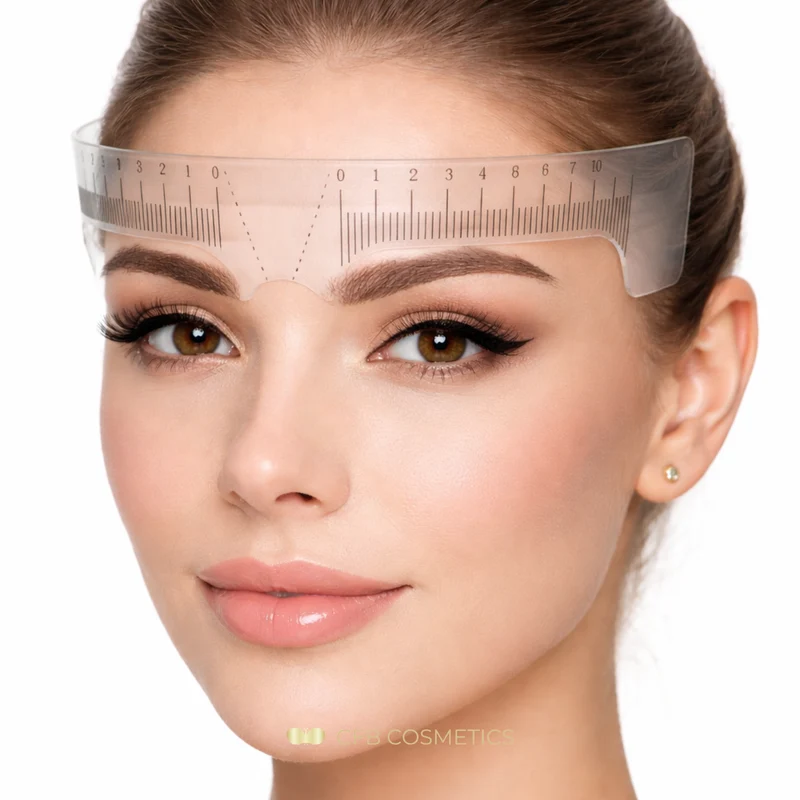 Augenbrauenlineal lang mit Nase für präzises Brow Mapping CFB Cosmetics®
