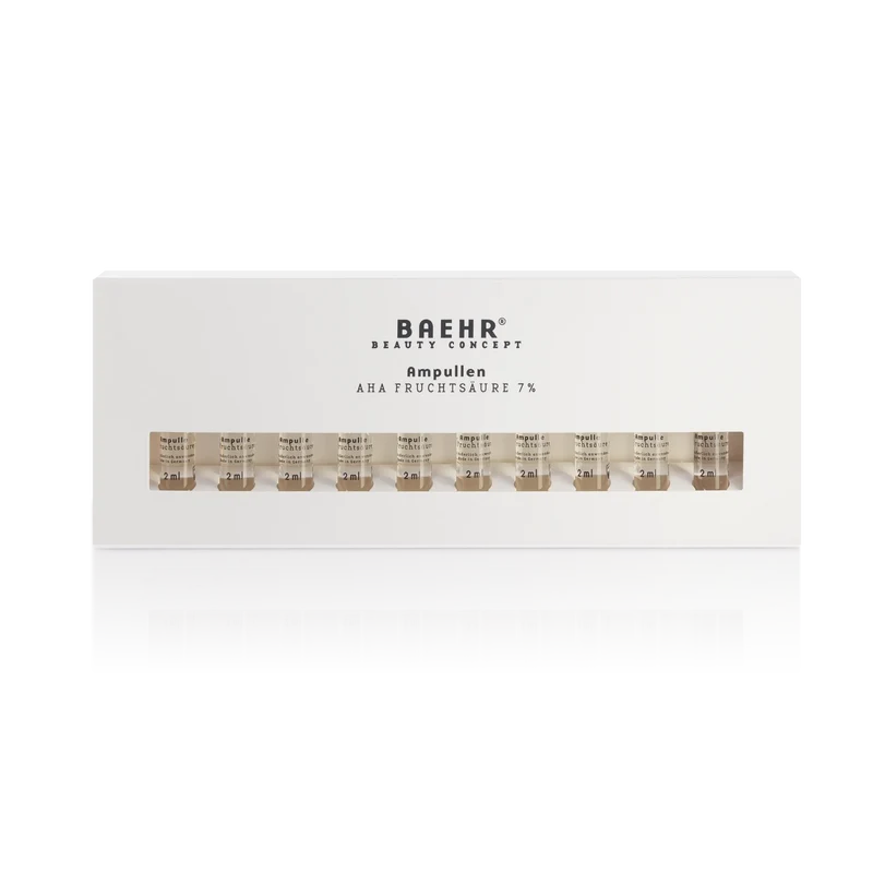 BAEHR beauty concept Ampulle AHA Fruchtsäure 7% 10 x 2 ml