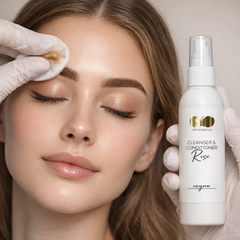 Cleanser und Conditioner Rose | für Henna Brows | 100 ml | BrowCom® | CFB Cosmetics®