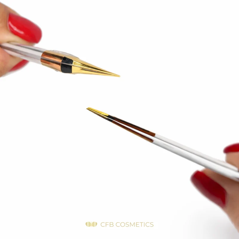 Luxury Pinzette No 8 F 75° 10 mm für Volumentechnik CFB Cosmetics®