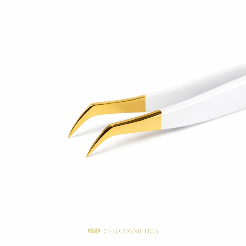 Luxury Pinzette No 8 F 75° 10 mm für Volumentechnik CFB Cosmetics®
