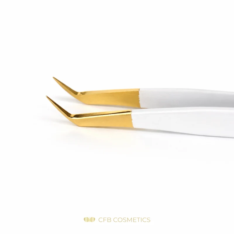 Luxury Pinzette No 8 F 75° 10 mm für Volumentechnik CFB Cosmetics®