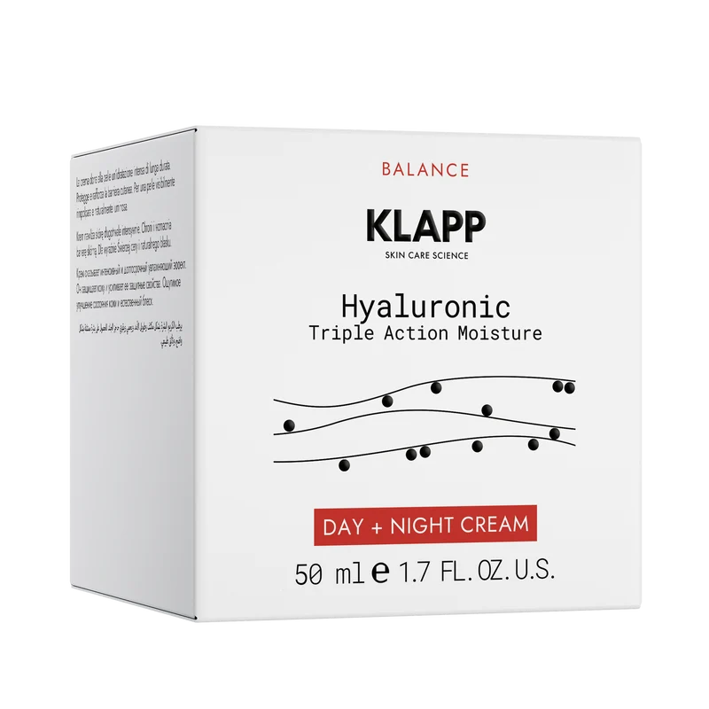 KLAPP Hyaluronic Triple Action Moisture Day + Night Cream