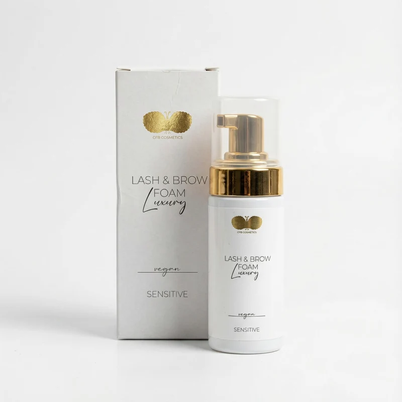 Luxury Wimpernshampoo – Lash & Brow Foam 30ml | Sanfte Reinigung für Wimpernextensions – CFB Cosmetics®