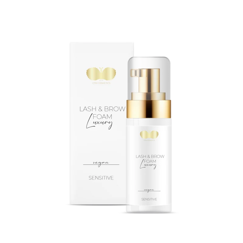 Luxury Wimpernshampoo – Lash & Brow Foam 30ml | Sanfte Reinigung für Wimpernextensions – CFB Cosmetics®