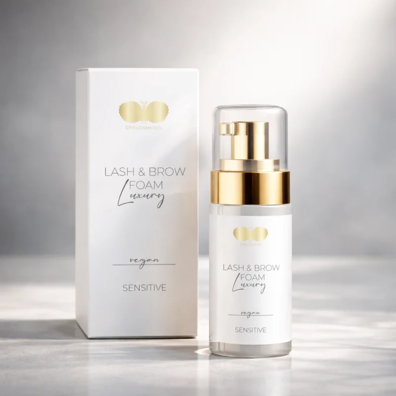 Luxury Wimpernshampoo – Lash & Brow Foam 30ml | Sanfte Reinigung für Wimpernextensions – CFB Cosmetics®