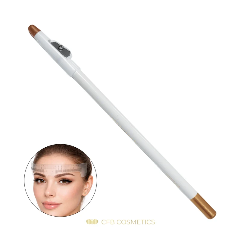 Vorzeichenstift weiß für präzises Brow Mapping inkl. Anspitzer CFB Cosmetics®