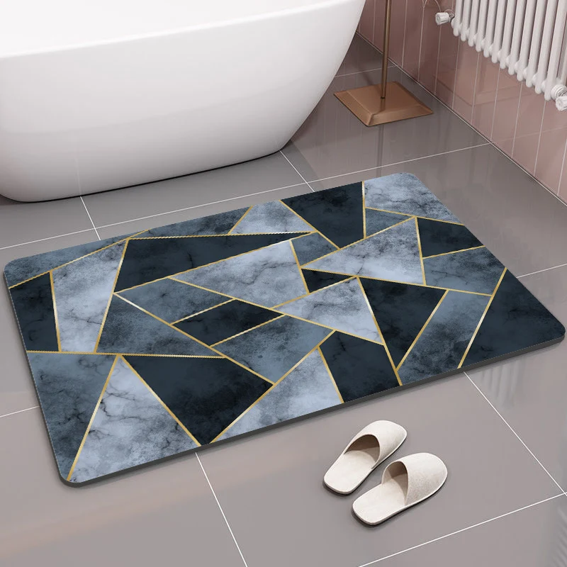 Geometrisch gemusterte Memory-Schaum-Badezimmermatte für das Badezimmer
