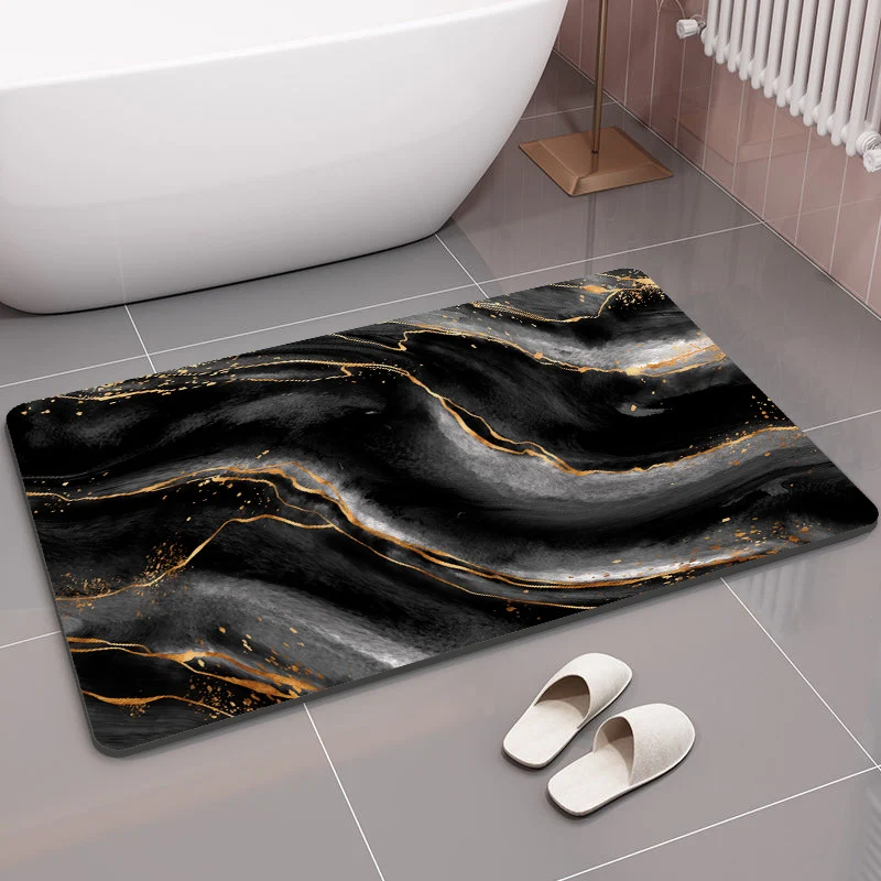 Geometrisch gemusterte Memory-Schaum-Badezimmermatte für das Badezimmer