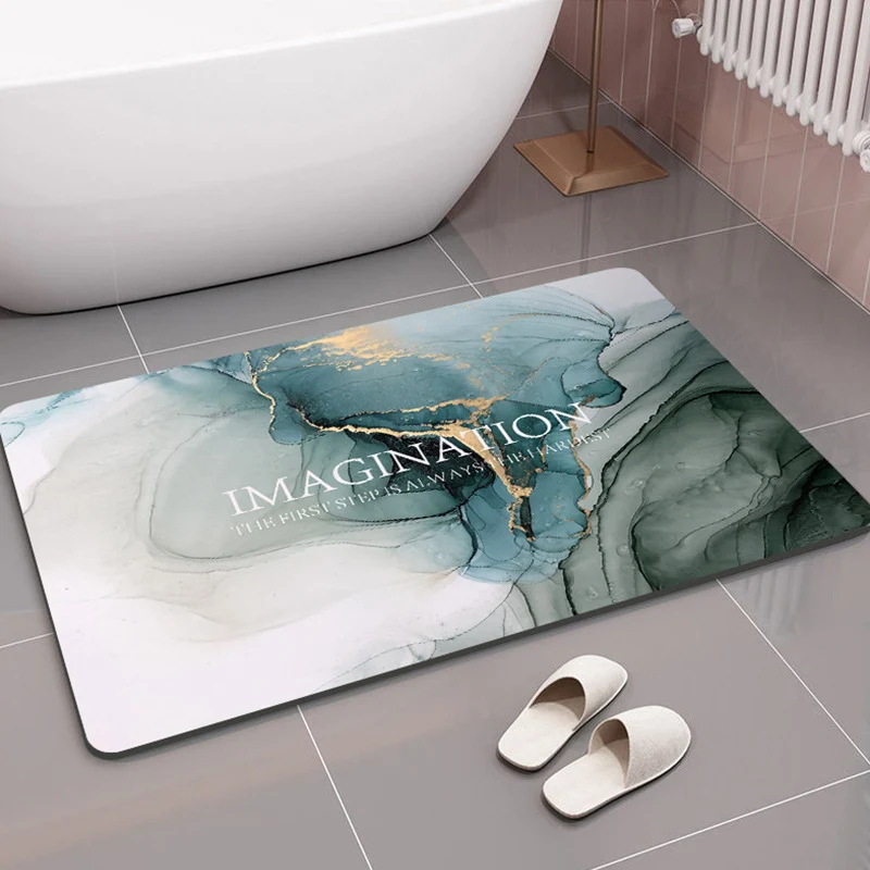 Geometrisch gemusterte Memory-Schaum-Badezimmermatte für das Badezimmer