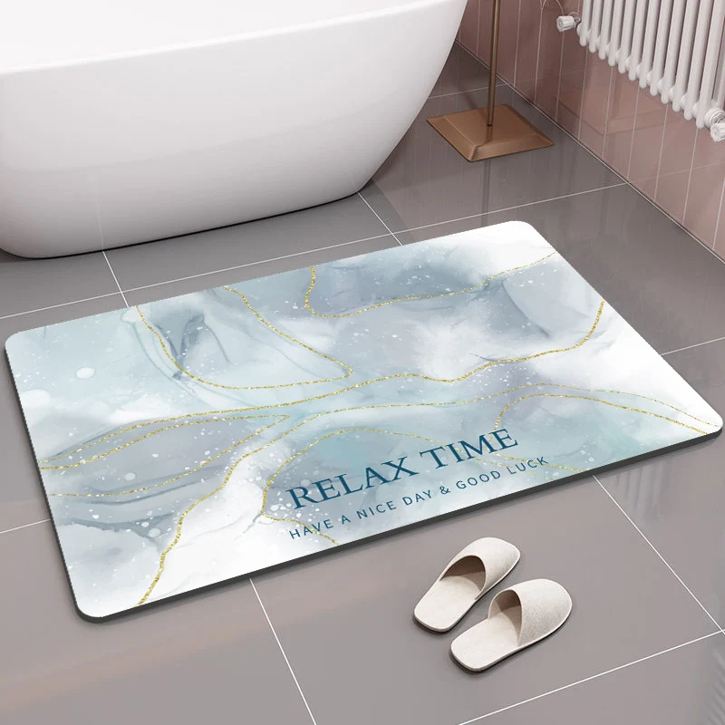 Geometrisch gemusterte Memory-Schaum-Badezimmermatte für das Badezimmer