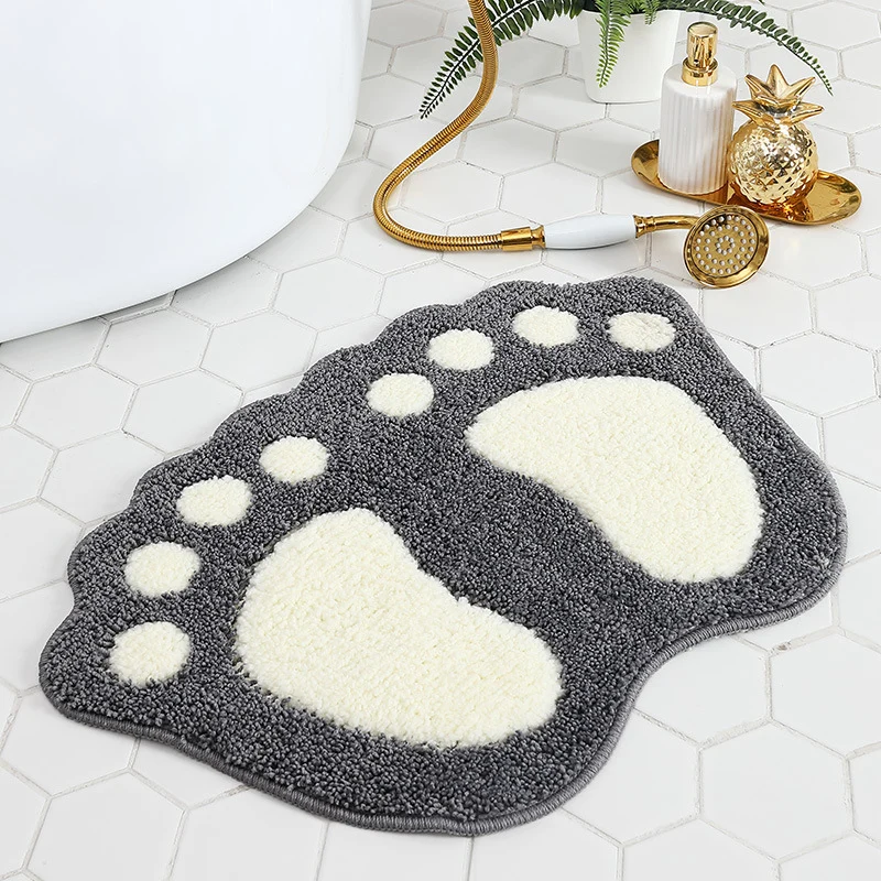 Fun Footprint Badmatte für das Badezimmer