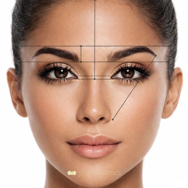Augenbrauen Zirkel zur präzisen Brow Vermessung CFB Cosmetics®