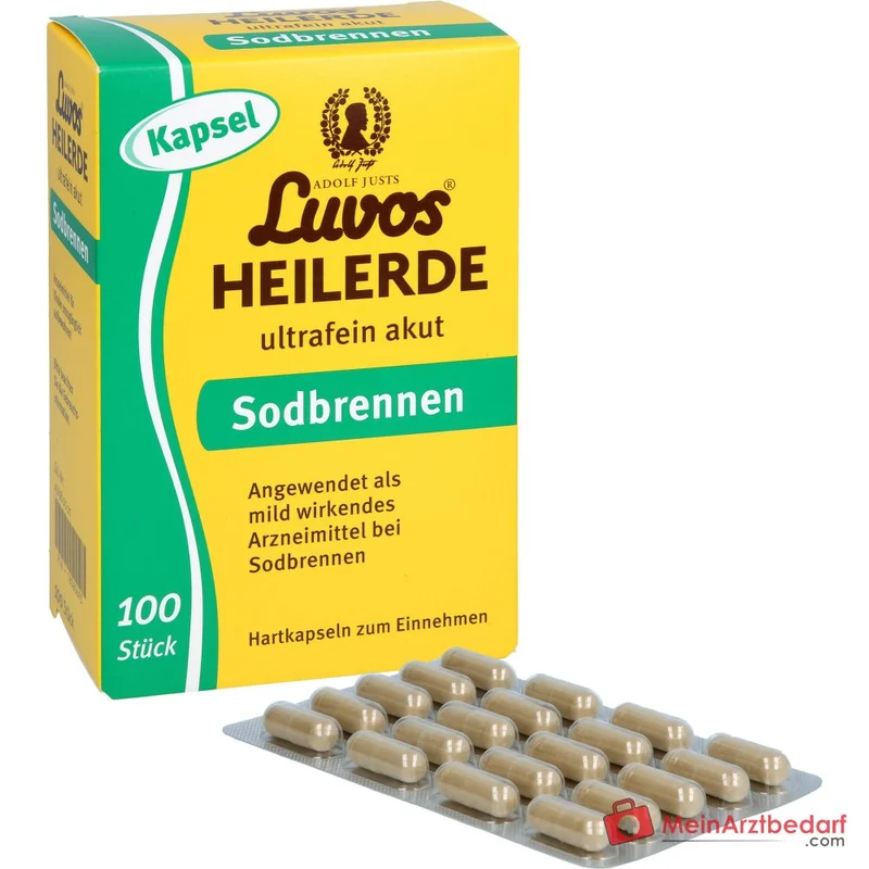 Luvos Heilerde ultrafein akut Sodbrennen Kapseln, 100 St.