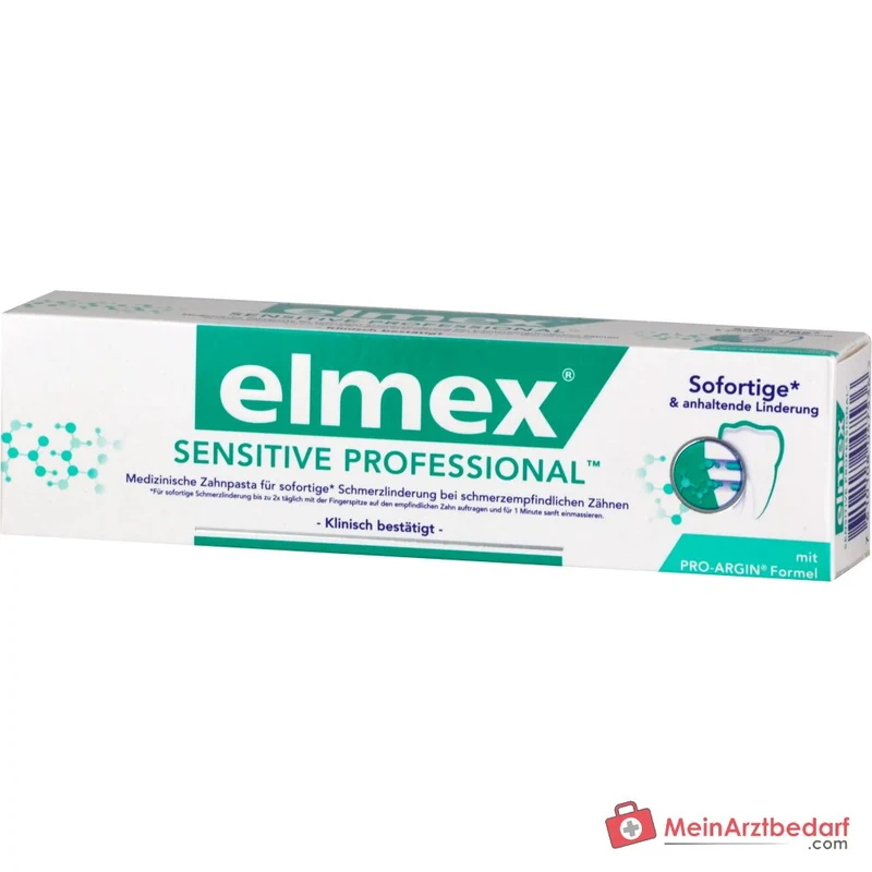elmex Sensitive Professional Arginin / Calciumcarbonat Zahnpasta, 75 ml