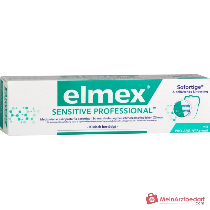 elmex Sensitive Professional Arginin / Calciumcarbonat Zahnpasta, 75 ml