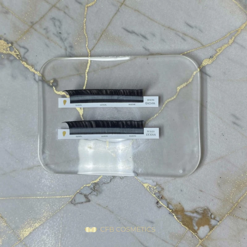Silikon Lash Tray | rückstandslos & wiederverwendbar | eckig | CFB Cosmetics®