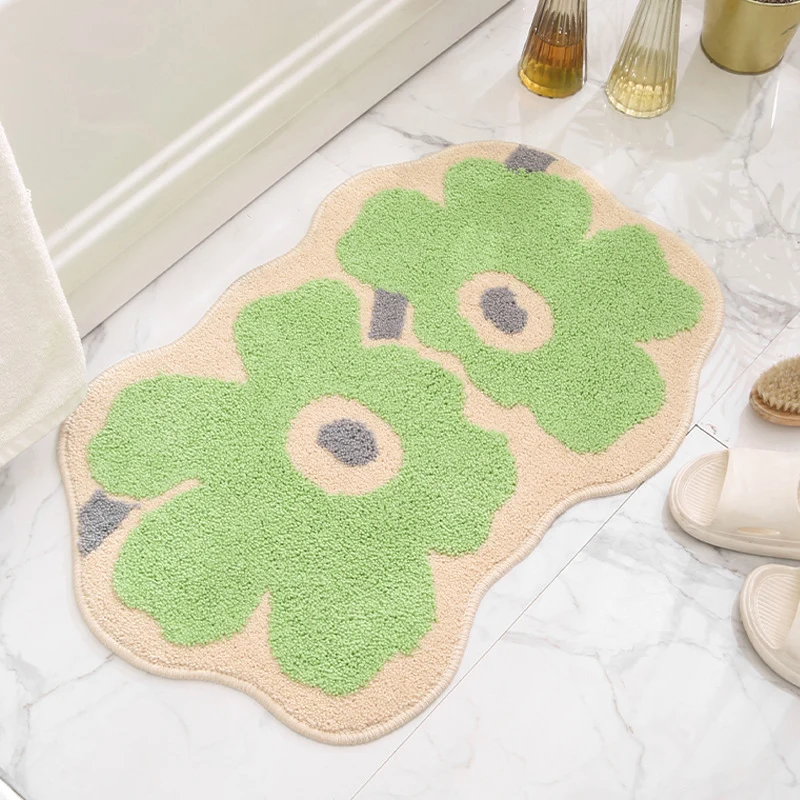 Blumenförmige Badematte für das Badezimmer