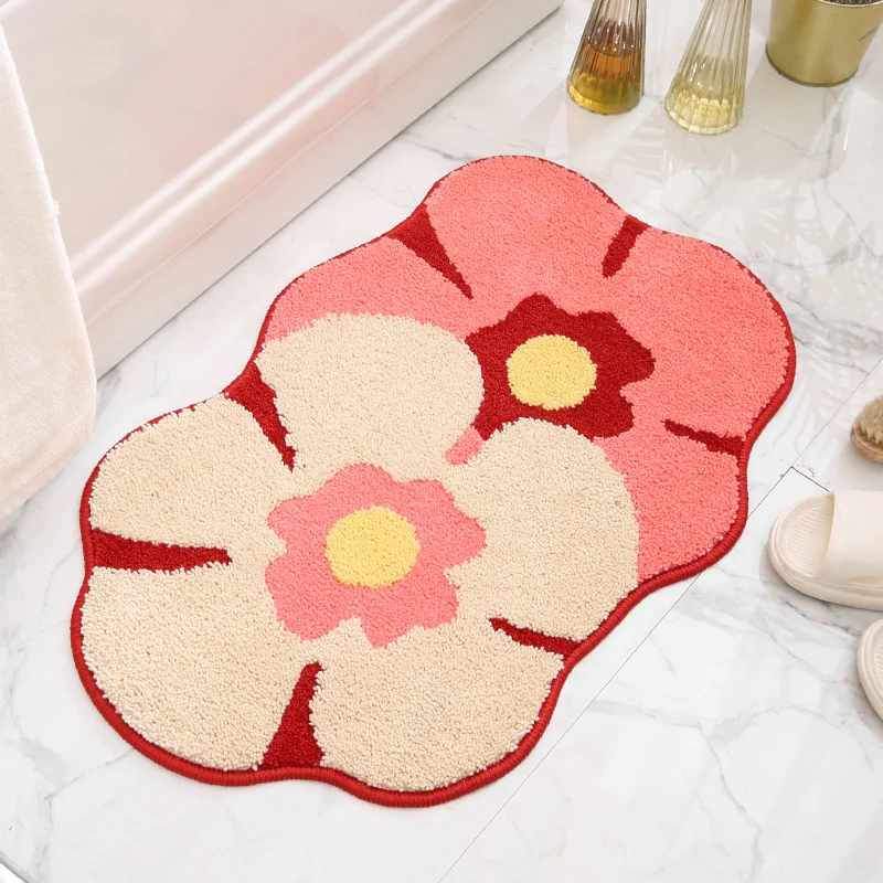 Blumenförmige Badematte für das Badezimmer
