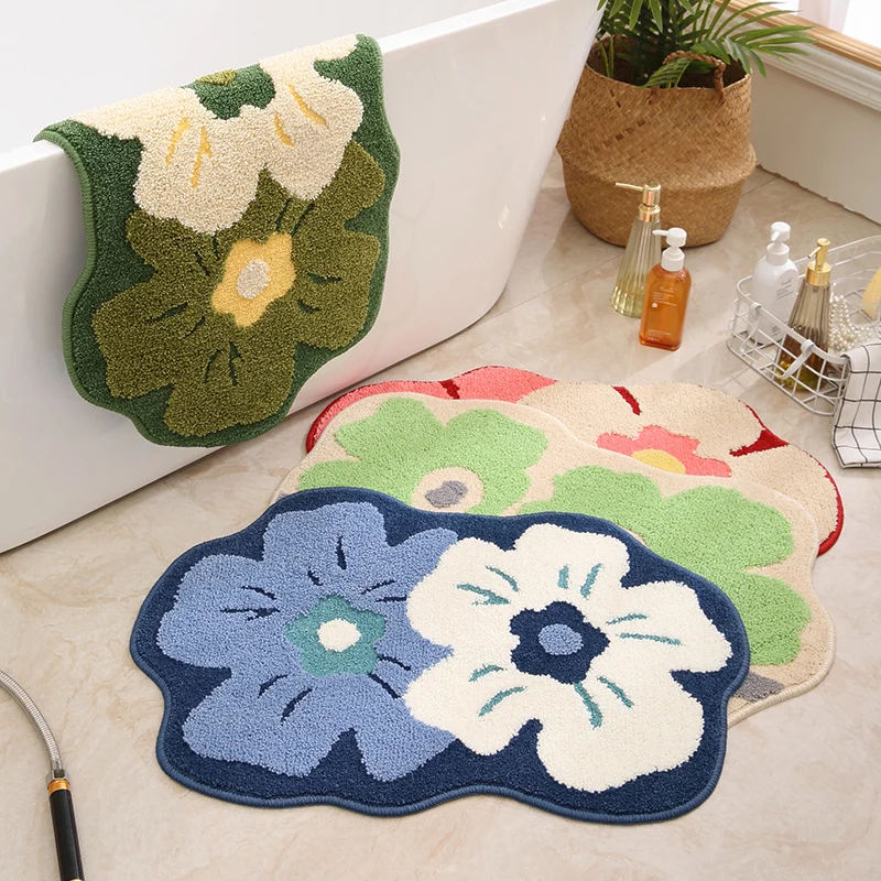 Blumenförmige Badematte für das Badezimmer