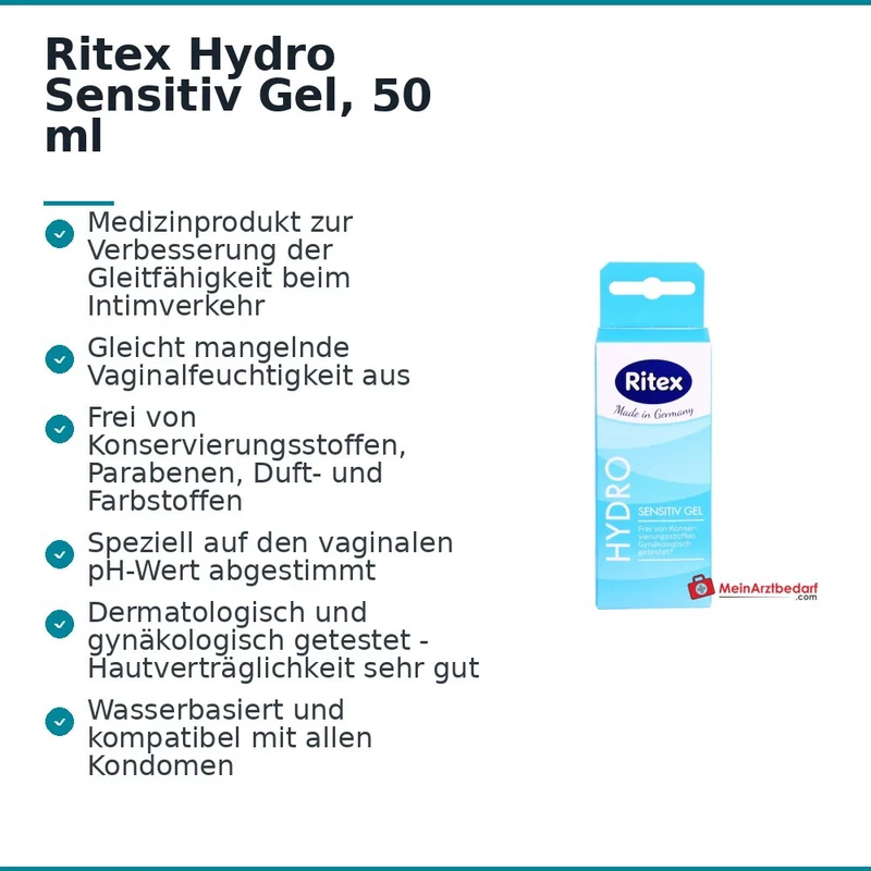 Ritex Hydro Sensitiv Gel, 50 ml